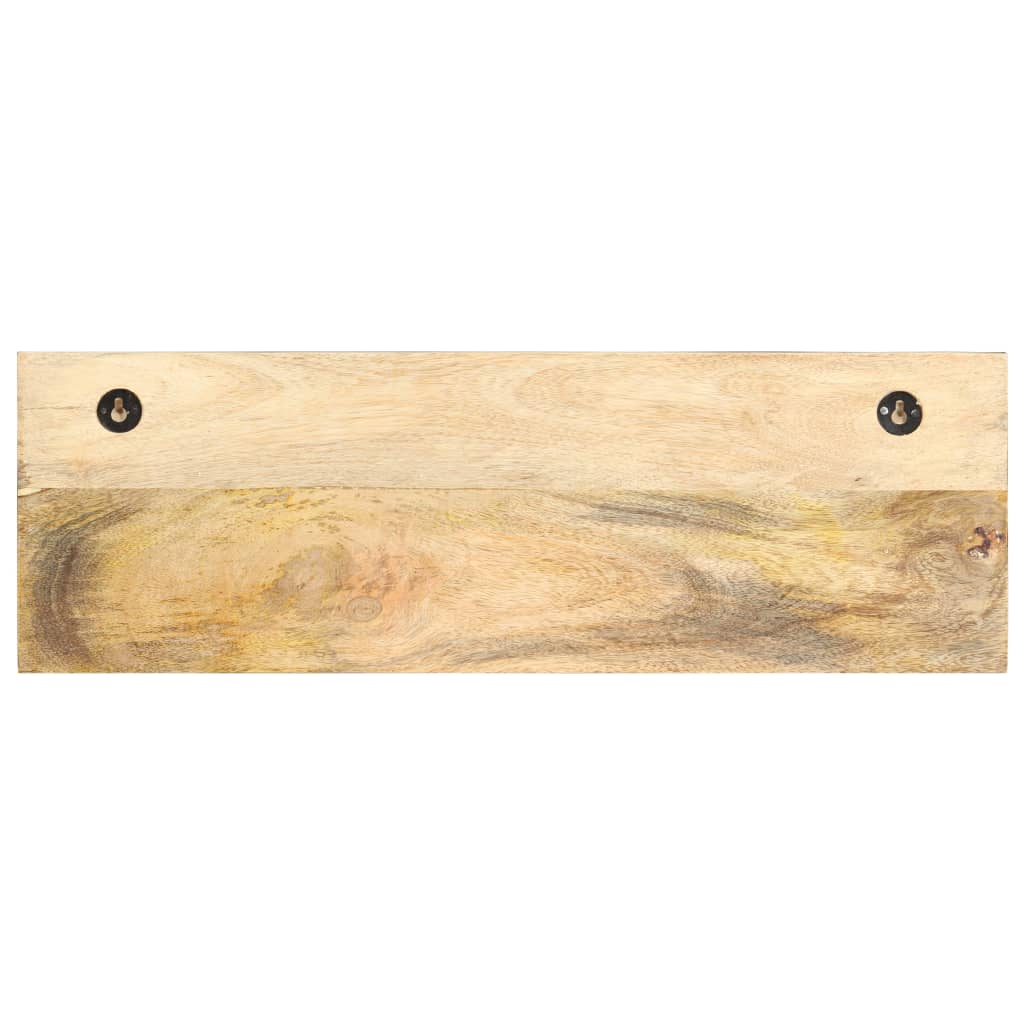 Vidaxl Wall Coat Rack 60x15x20 cm Solid grov mango tre