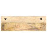 Vidaxl Wall Coat Rack 60x15x20 cm Solid grov mango tre