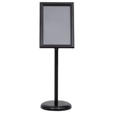 Vidaxl Poster Standard A3 Leghe in alluminio nero