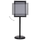 Vidaxl Poster Standard A3 Leghe in alluminio nero