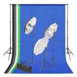 Vidaxl Photo Studio Set se sadou pozadí a osvětlení