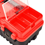 Vidaxl Toolbox 462x256x242 mm Plastik rout