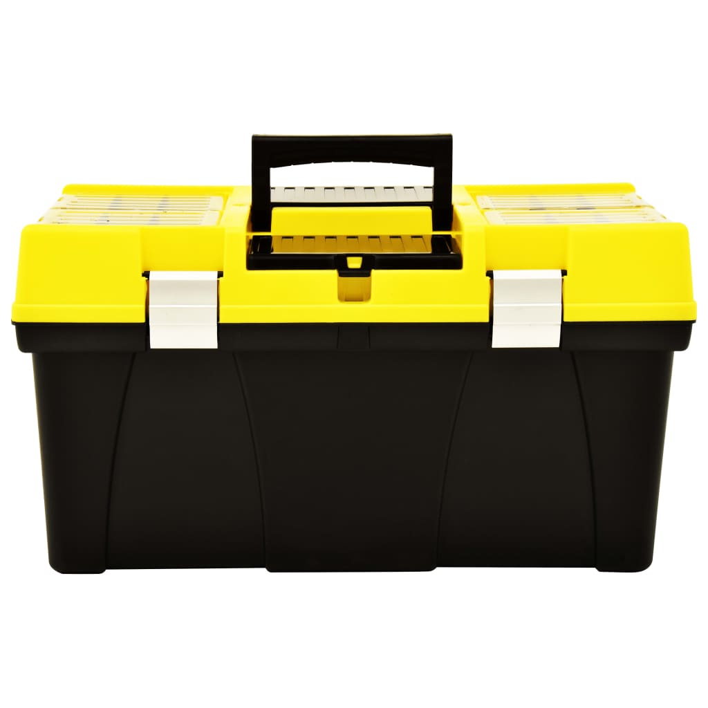 Vidaxl Toolbox 595x337x316 mm Plastique jaune