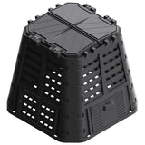 Vidaxl Compost bin 480 L 93.3x93.3x80 cm Black