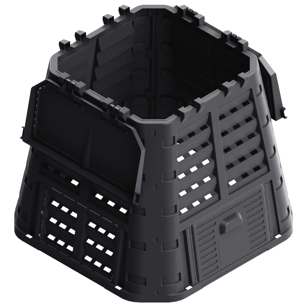Vidaxl Compost bin 480 L 93.3x93.3x80 cm Black