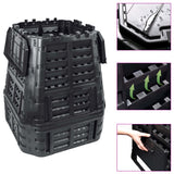 Vidaxl Compost bin 740 L 93.3x93.3x113 cm Black