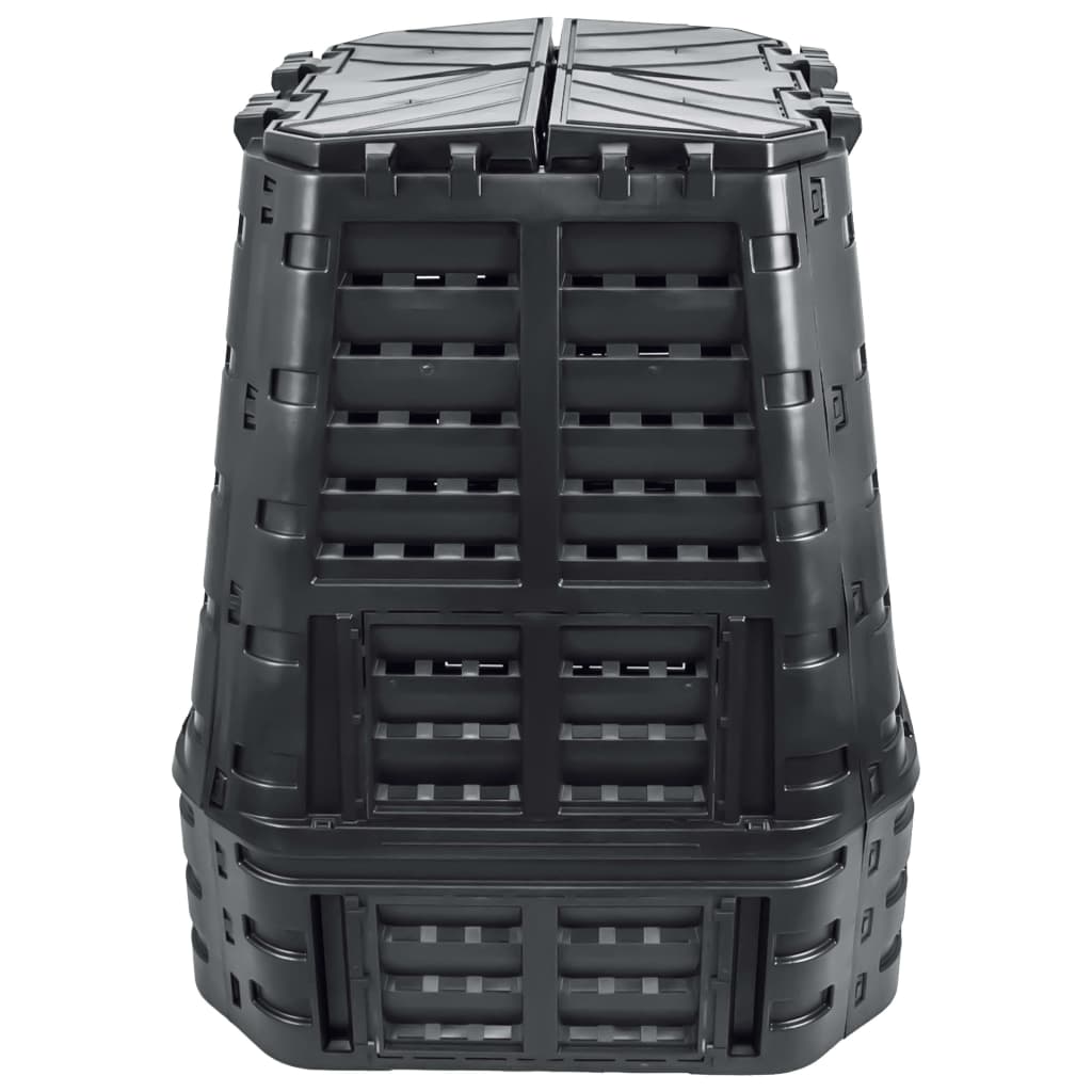 Vidaxl Compost bin 740 L 93.3x93.3x113 cm Black