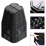 Vidaxl Compost bin 1000 L 93.3x93.3x146 cm Black