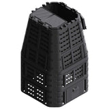 Vidaxl Compost bin 1000 L 93.3x93.3x146 cm Black