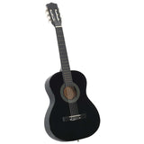 Vidaxl Guitar Classic Begynder og børn 3 4 36 Sort