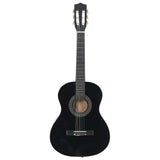 Vidaxl Guitar Classic Begynder og børn 3 4 36 Sort