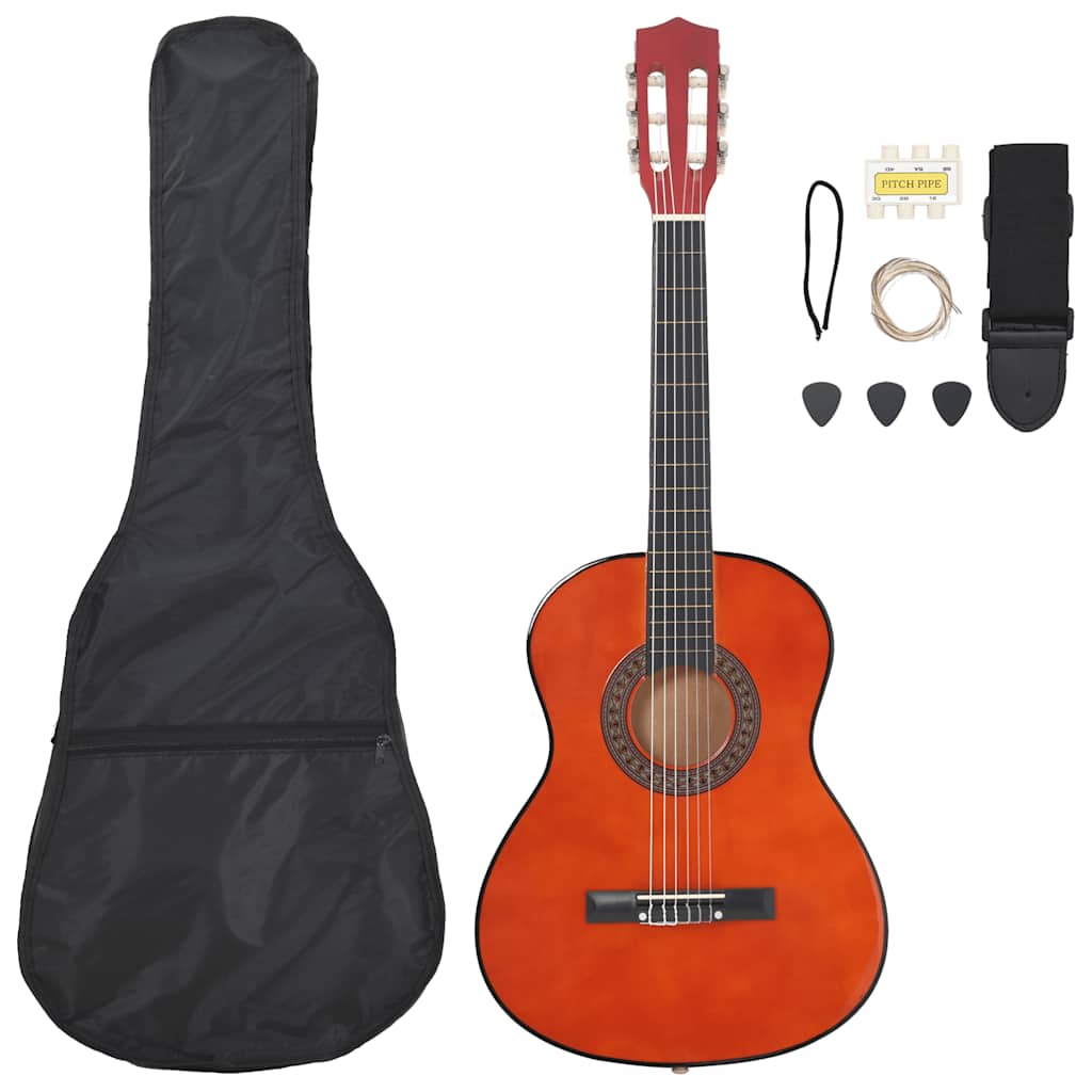 Vidaxl 8-Stéck Gittar Set Classic Ufänger 3 46