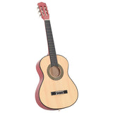 Vidaxl Juego de guitarra de 8 piezas niños clásicos y principiantes 1 2 34