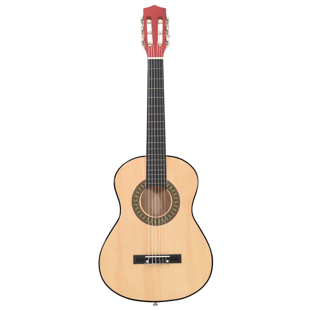 Vidaxl Juego de guitarra de 8 piezas niños clásicos y principiantes 1 2 34