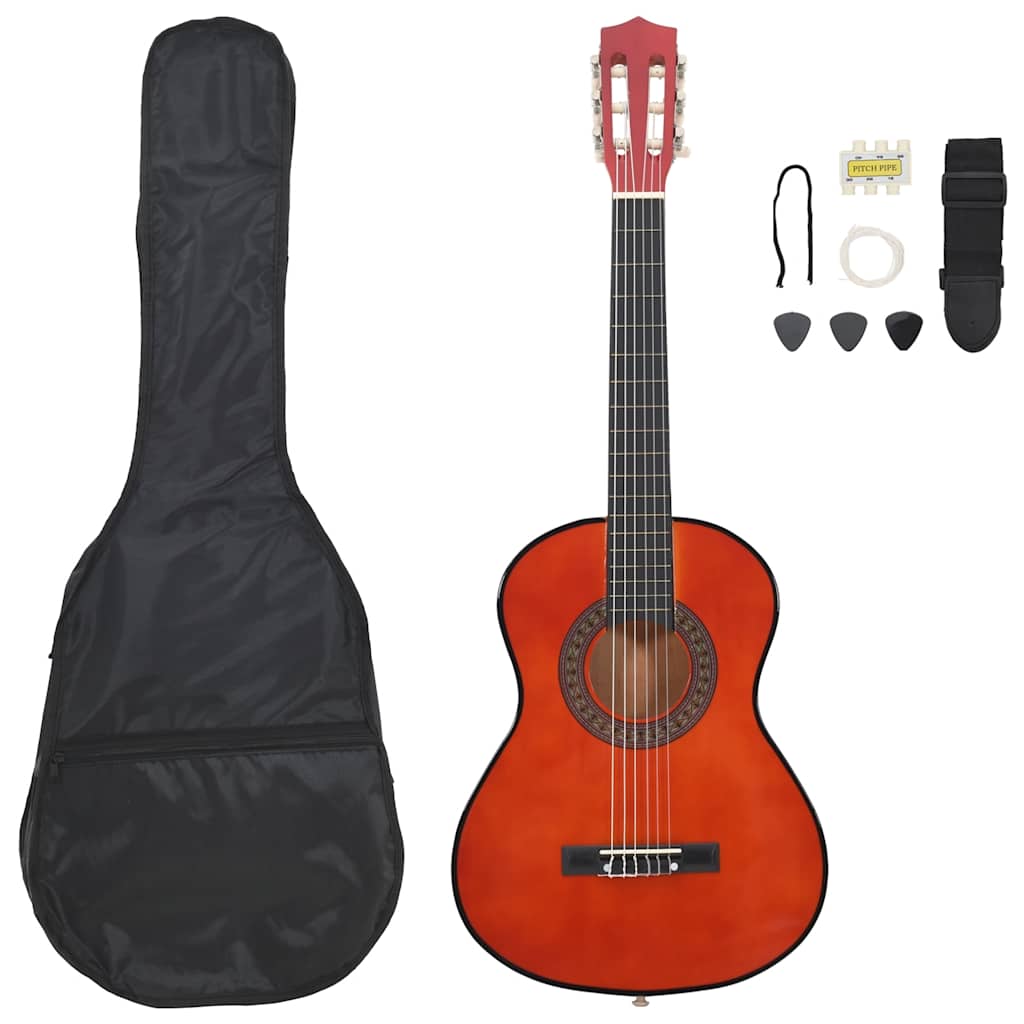 Vidaxl Guitar 8 pièces Set Classic Beginner 1 2 34