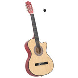 Vidaxl Corte de guitarra con 6 cuerdas Acústico Ocuste 38 Lindenhout