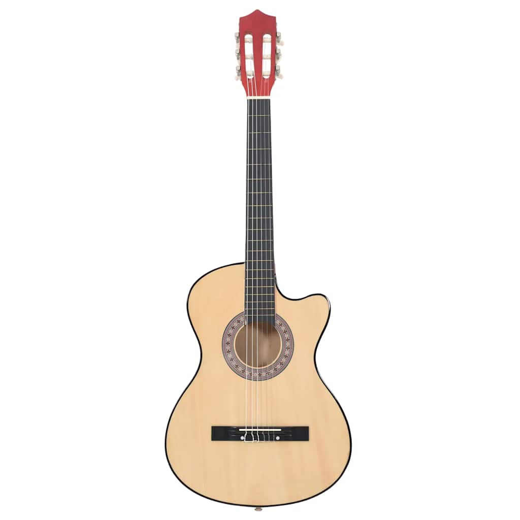 Vidaxl Corte de guitarra con 6 cuerdas Acústico Ocuste 38 Lindenhout
