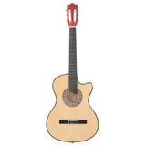 Vidaxl Corte de guitarra con 6 cuerdas Acústico Ocuste 38 Lindenhout
