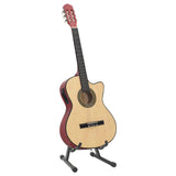 Vidaxl 12-piece guitar set with equalizer and 6 strings western