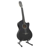 Vidaxl 12-piece guitar set with equalizer and 6 strings western black