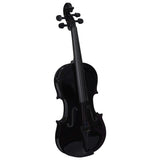 Vidaxl Violinet with bow and Kinstun 4 4 Black