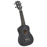 Vidaxl ukuleleset com bolsa para crianças soprano 21 '' preto