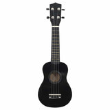 Vidaxl ukuleleset com bolsa para crianças soprano 21 '' preto