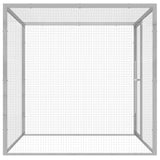 Vidaxl Cat Cage 1.5x1.5x1.5 m Galvanized Steel