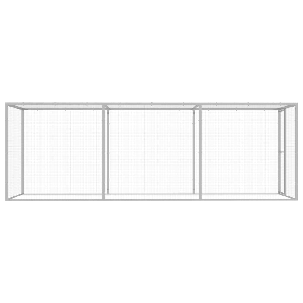 Vidaxl Cat Cage 4.5x1.5x1.5 m Galvanized Steel