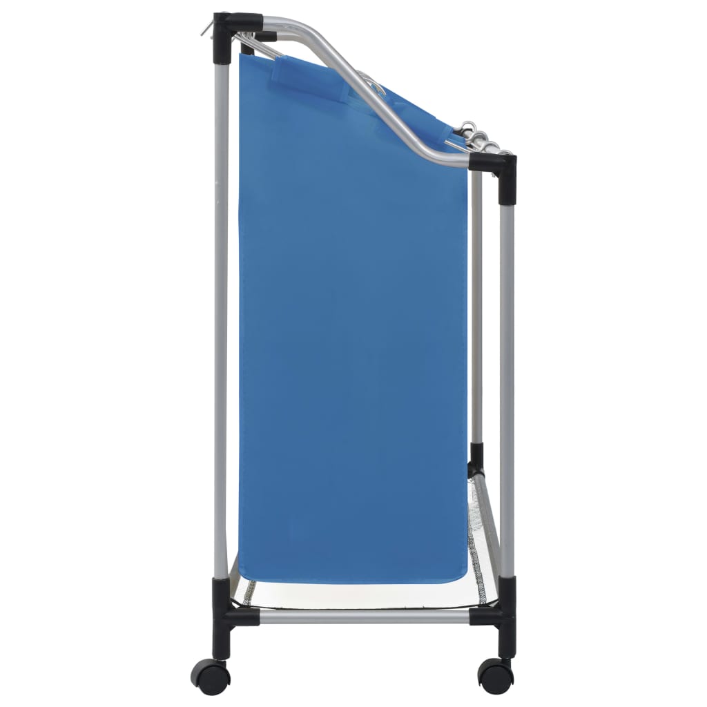 Vidaxl wass Sourter avec 3 basks stael bleu