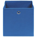 Vidaxl lagringslådor 4 st 32x32x32 cm tygblått