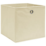 Úložné boxy Vidaxl 4 krémy 32x32x32 cm