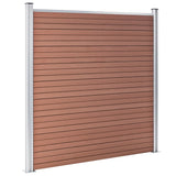 Vidaxl fence 872x186 cm HKC Brown