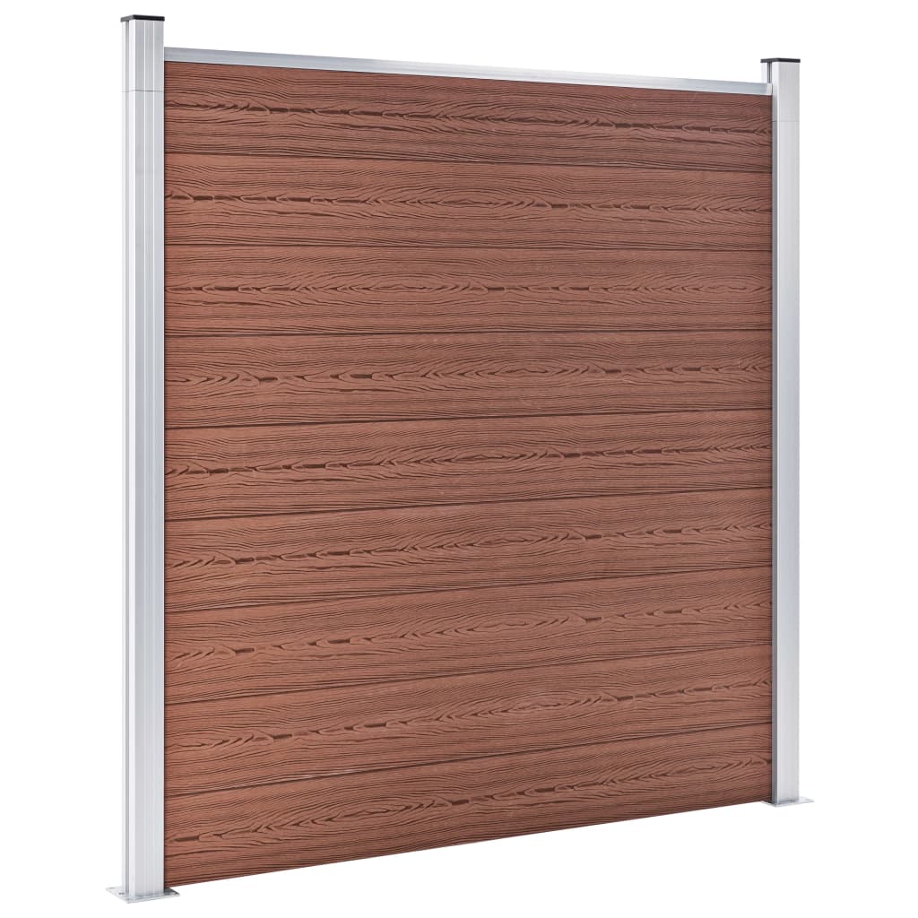 Vidaxl fence 872x186 cm HKC Brown