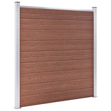 Vidaxl fence 872x186 cm HKC Brown