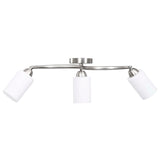 Stropní lampa Vidaxl s keramickými válcovými čepicemi 3xe14 bílá