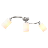 Stropní lampa Vidaxl s keramickými válcovými čepicemi 3xe14 bílá