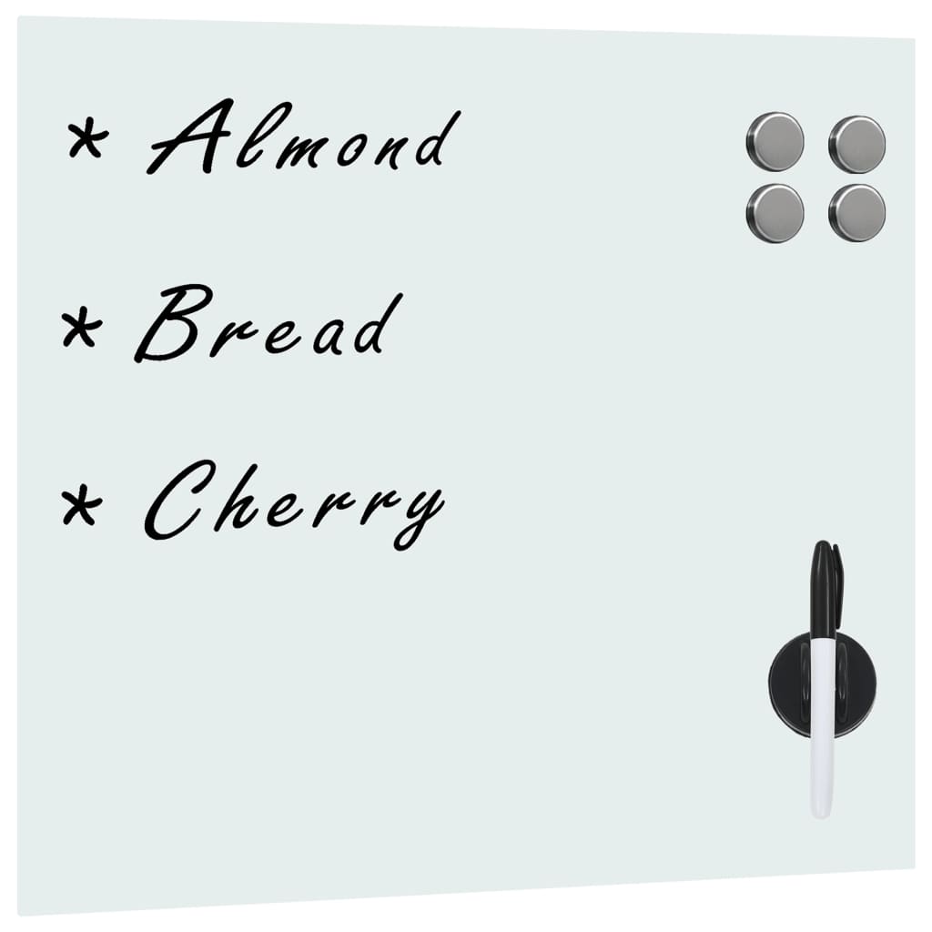 Magnetická tabuľa Vidaxx na stenu 50x50 cm sklo