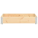 Vidaxl Palletopzetrand 100x150 cm Solid fyrretræ