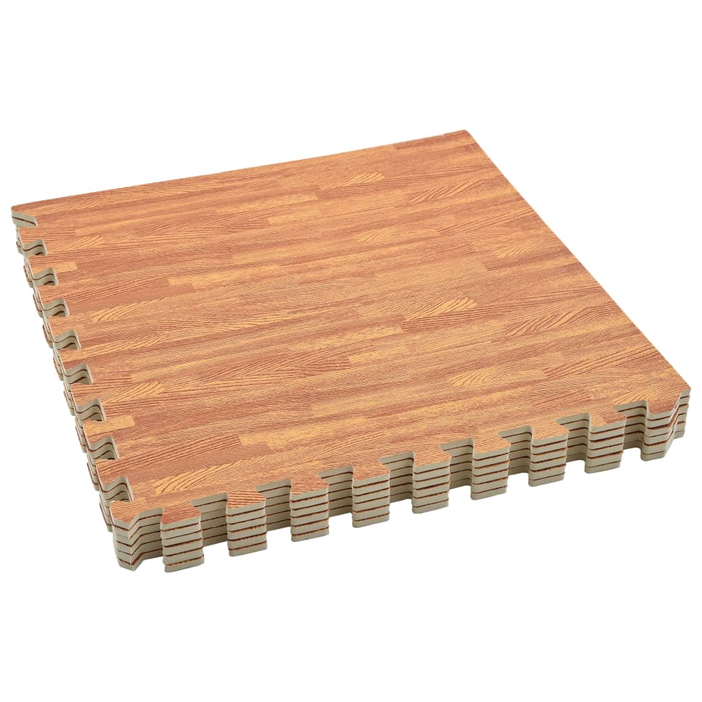 Vidaxl Floor Mats 6 St 2.16 ㎡ Eva Skum Wood Grain Print