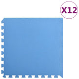 Vidaxl Floor mats 12 st 4.32 ㎡ EVA foam blue
