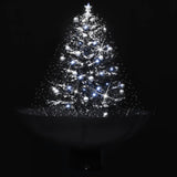 Vidaxl Christmas Tree Snowing med paraplyer 75 cm PVC sort