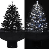 Vidaxl Christmas Tree Snowing med paraplyer 75 cm PVC sort