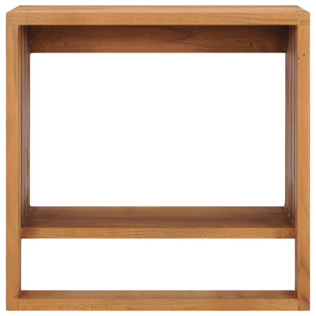 Vidaxl håndklædeholder vægmontering 35x20x35 cm fast teak træ
