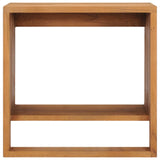 Vidaxl håndklædeholder vægmontering 35x20x35 cm fast teak træ