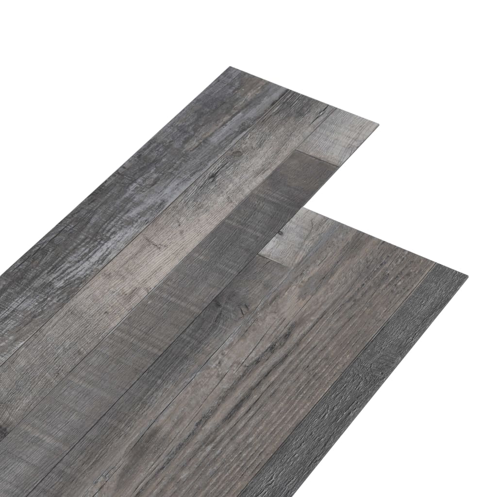 Vidaxl Floorboards Self -adhesive 4.46 m² 3 mm PVC Industrial Wood color