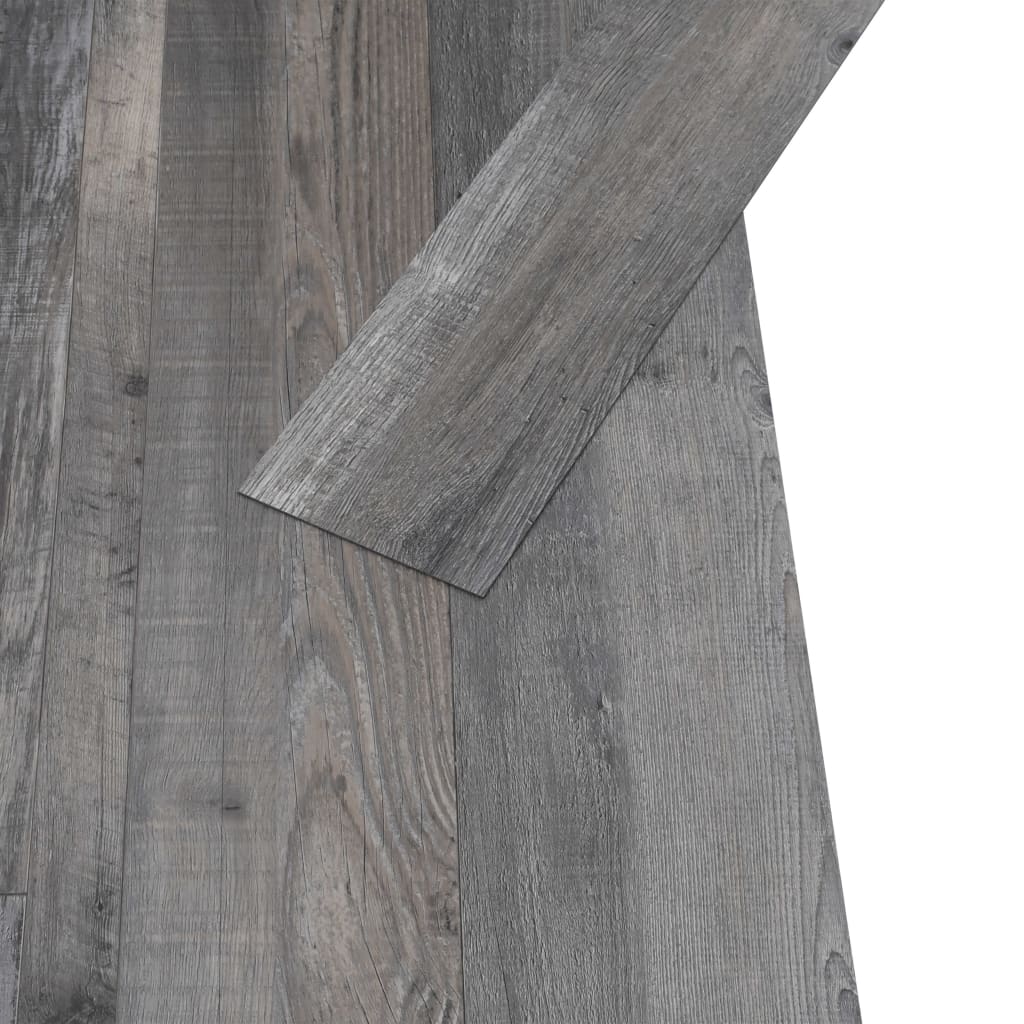 Vidaxl Floorboards Self -adhesive 4.46 m² 3 mm PVC Industrial Wood color