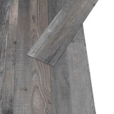 Vidaxl Floorboards Self -adhesive 4.46 m² 3 mm PVC Industrial Wood color