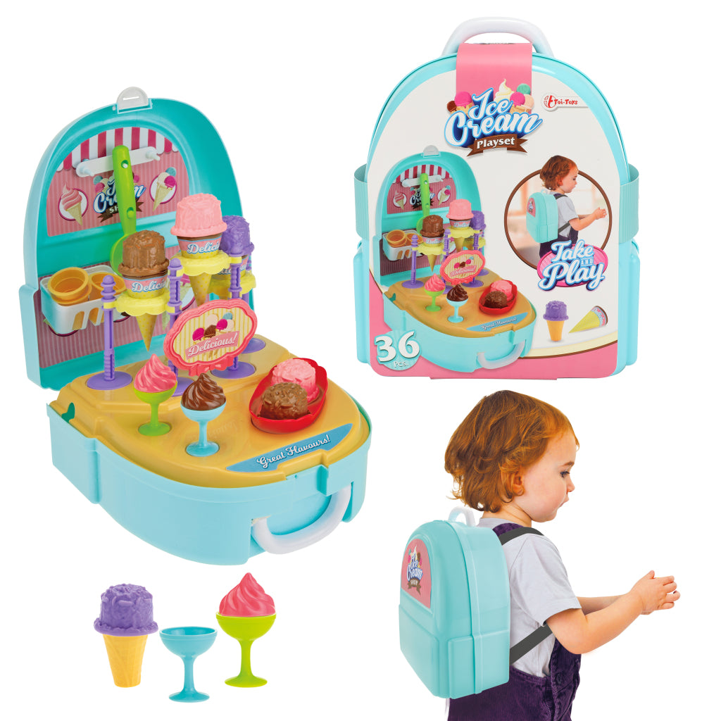 Toi-toys toi toys playset ice creams in backpack