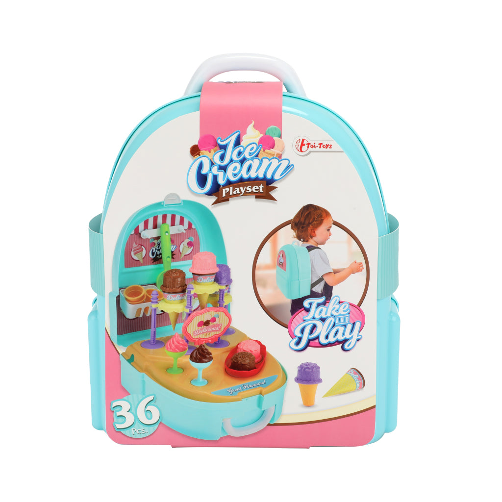 Toi-toys toi toys playset ice creams in backpack